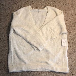 NWT - Free People Lofty V-Neck Sweater